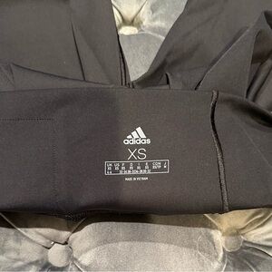 adidas Charcoal Black Cropped Leggings